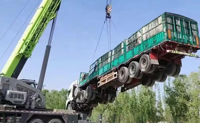 松溪道路脱困救援案例
